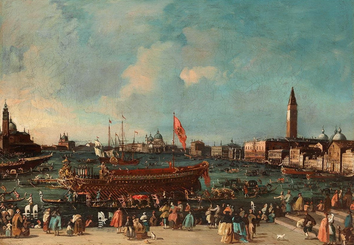 Il Doge sul Bucintoro presso la Riva di Sant'Elena